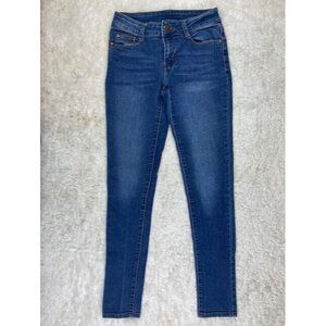 BOB Size 3/4 Womens Jeans Low Rise Skinny Stretch Dark Wash